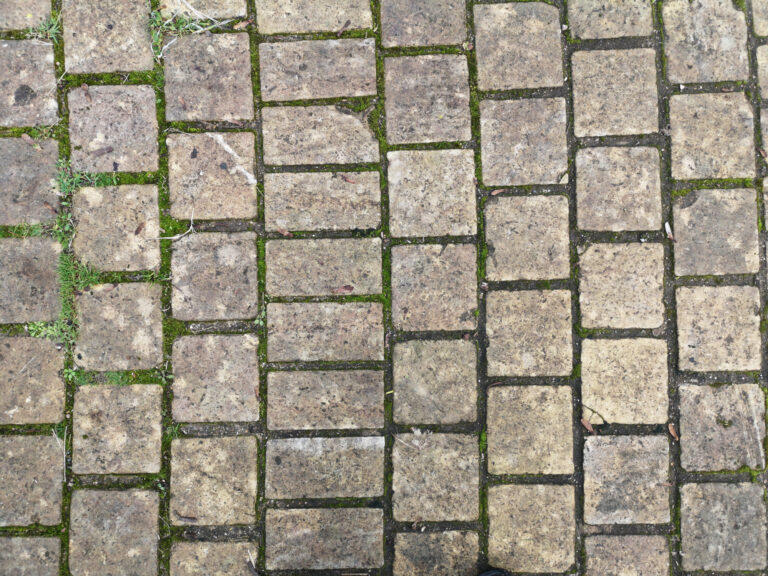 Stone driveway