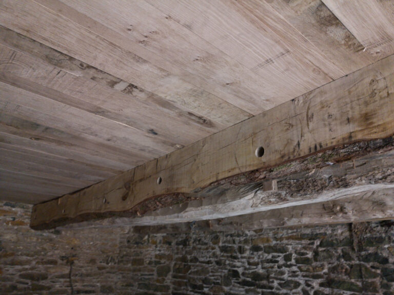 New oak floor and joist repair